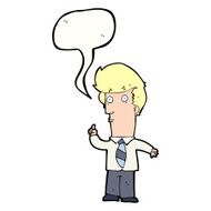 cartoon man with question speech bubble N9