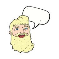 cartoon man with beard laughing speech bubble N8