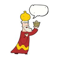 one of the three wise men with speech bubble N34
