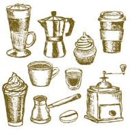 doodle coffee images