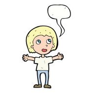 cartoon happy person with speech bubble N24
