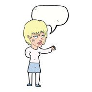 cartoon woman with sticking plaster on face speech bubble N9