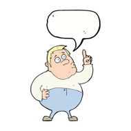 cartoon man asking question with speech bubble N45