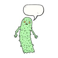 cartoon spooky ghost with speech bubble N44