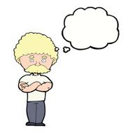 cartoon dad with folded arms thought bubble N9