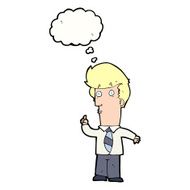 cartoon man with question thought bubble N8