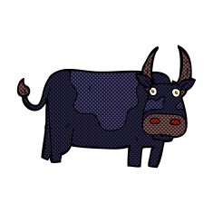 comic cartoon bull N5