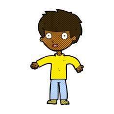 comic cartoon happy man N52