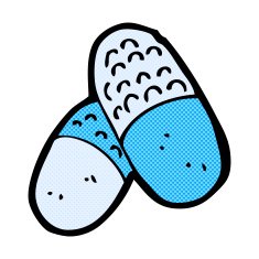 comic cartoon medical pills N3