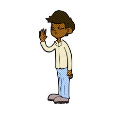 comic cartoon arrogant boy N2