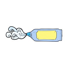 comic cartoon lotion N4