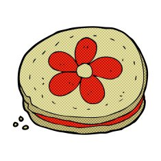 comic cartoon biscuit N2