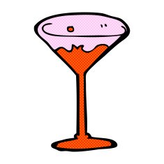 comic cartoon cocktail N9