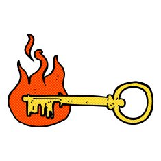 comic cartoon key N5