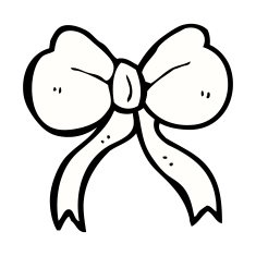 comic cartoon bow tie N14