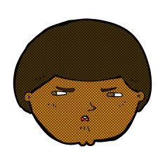 comic cartoon annoyed man N12
