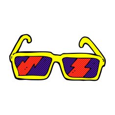 comic cartoon sunglasses N2