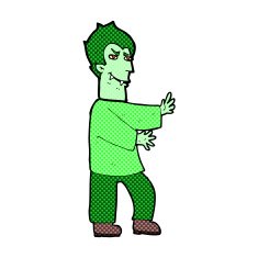 comic cartoon vampire N16