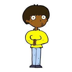 comic cartoon curious man N9