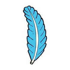 comic cartoon feather N8