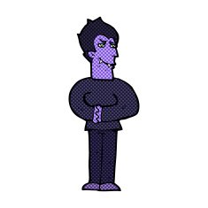 comic cartoon vampire N18