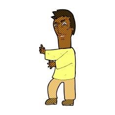 comic cartoon angry man N15