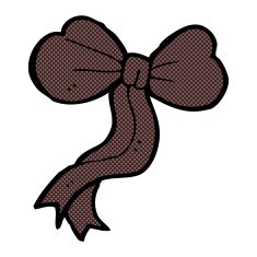 comic cartoon bow N5