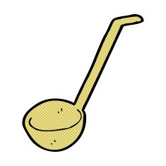 comic cartoon ladle N2
