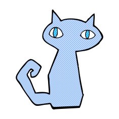 comic cartoon cat N8