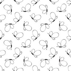 Seamless butterfly pattern