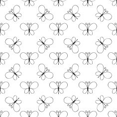 Seamless butterfly pattern N4