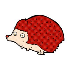 comic cartoon hedgehog N2