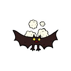 comic cartoon bat N5