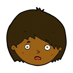 comic cartoon unhappy boy N8
