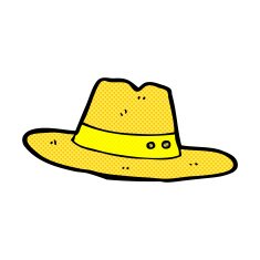 comic cartoon hat N7