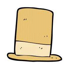 comic cartoon old hat