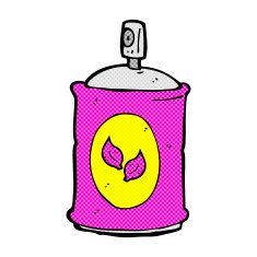 comic cartoon natural spray