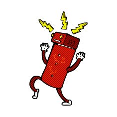comic cartoon robot N27