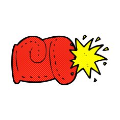 comic cartoon punch