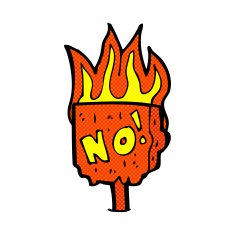 comic cartoon no sign N2