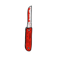 comic cartoon folding knife N6