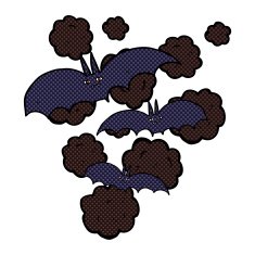 comic cartoon vampire bats N2