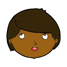 comic cartoon happy face N9