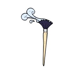comic cartoon artist's brush N4