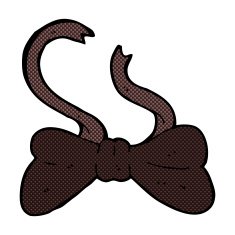 comic cartoon bow N6