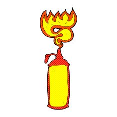 comic cartoon hot sauce