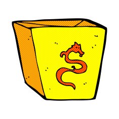 comic cartoon noodle box N5