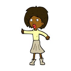 comic cartoon woman N4