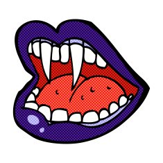 comic cartoon vampire mouth N5