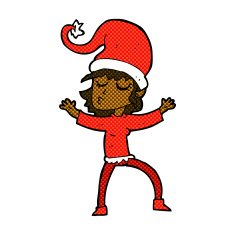 santa's helper comic cartoon N2